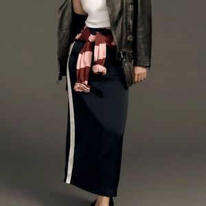 Anthropologie Sunday in Brooklyn Varsity Slip Skirt XS NWT